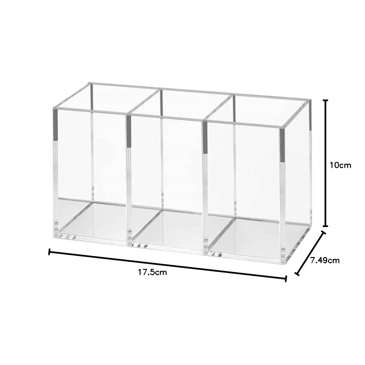 Transparent Makeup Brush Organizer