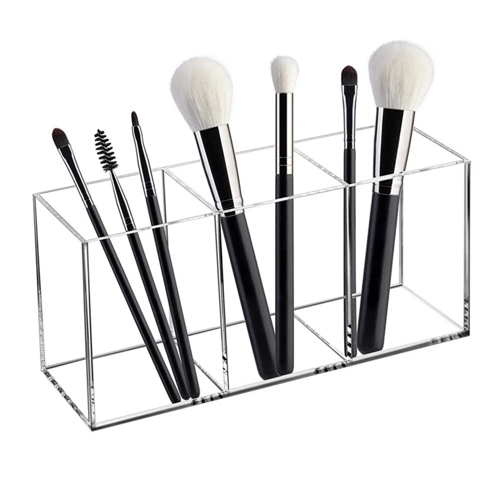 Transparent Makeup Brush Organizer