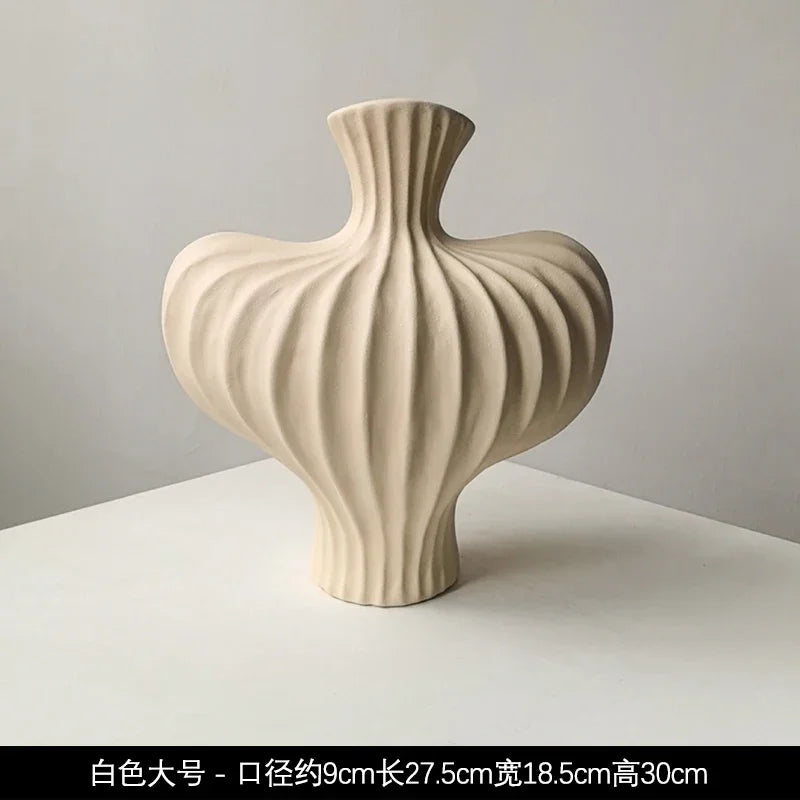 Wabi-Sabi Handmade Ceramic Vase