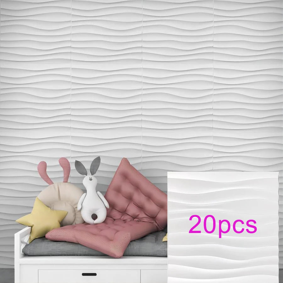 3D textured wall panel