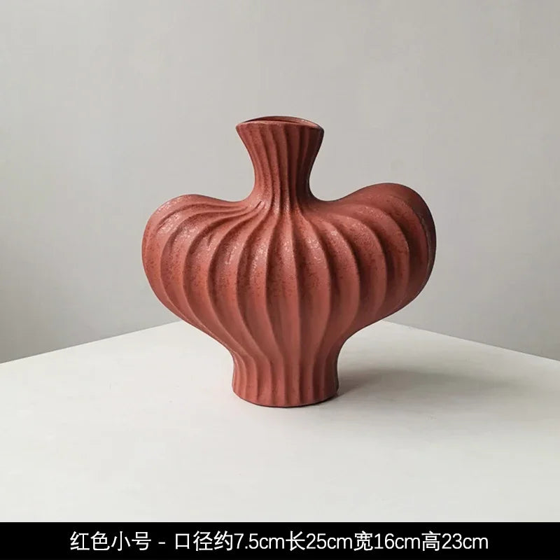 Wabi-Sabi Handmade Ceramic Vase