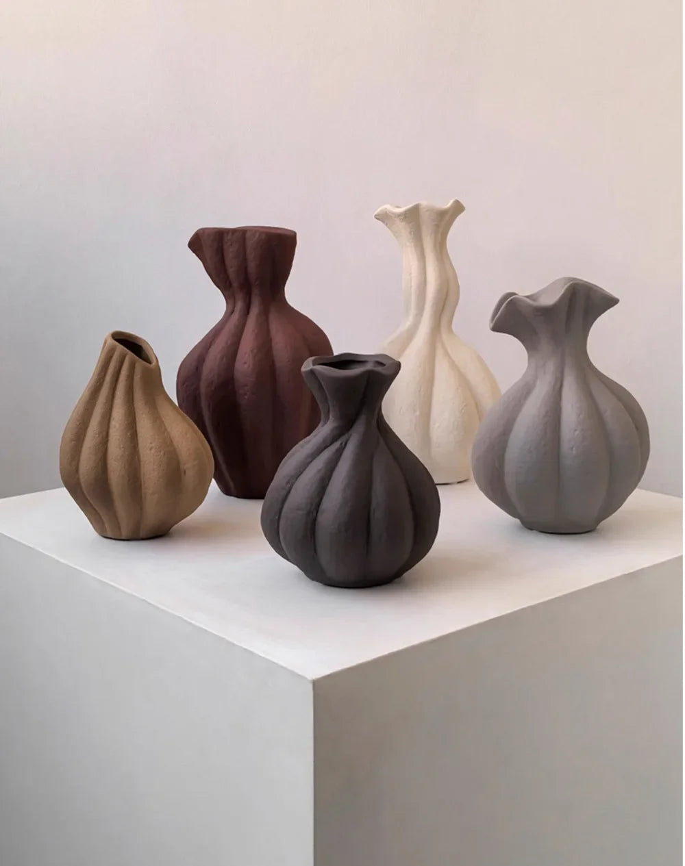 Wabi-Sabi Handmade Ceramic Vase