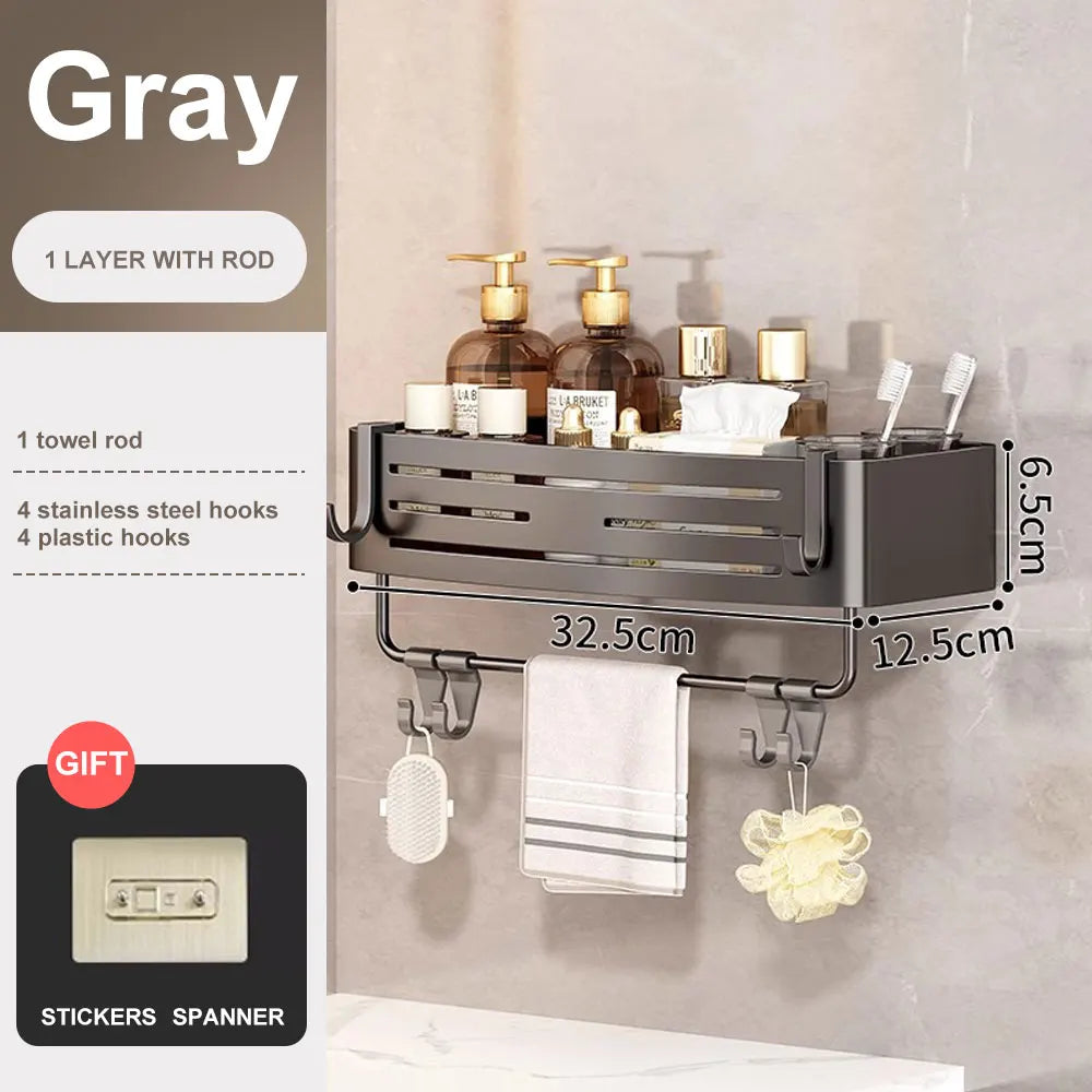 1-2PCS Bathroom Corner Shelf