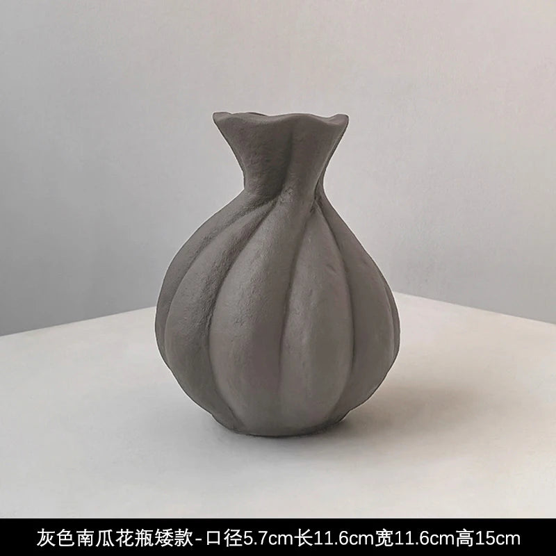 Wabi-Sabi Handmade Ceramic Vase