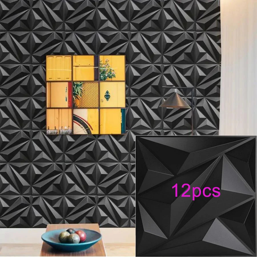 3D textured wall panel
