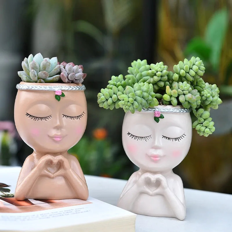 Cute Pot Plant Home Decor