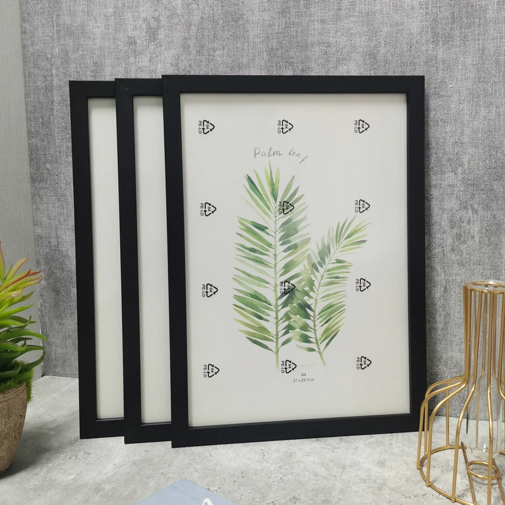 3Pcs Wooden Photo Frames