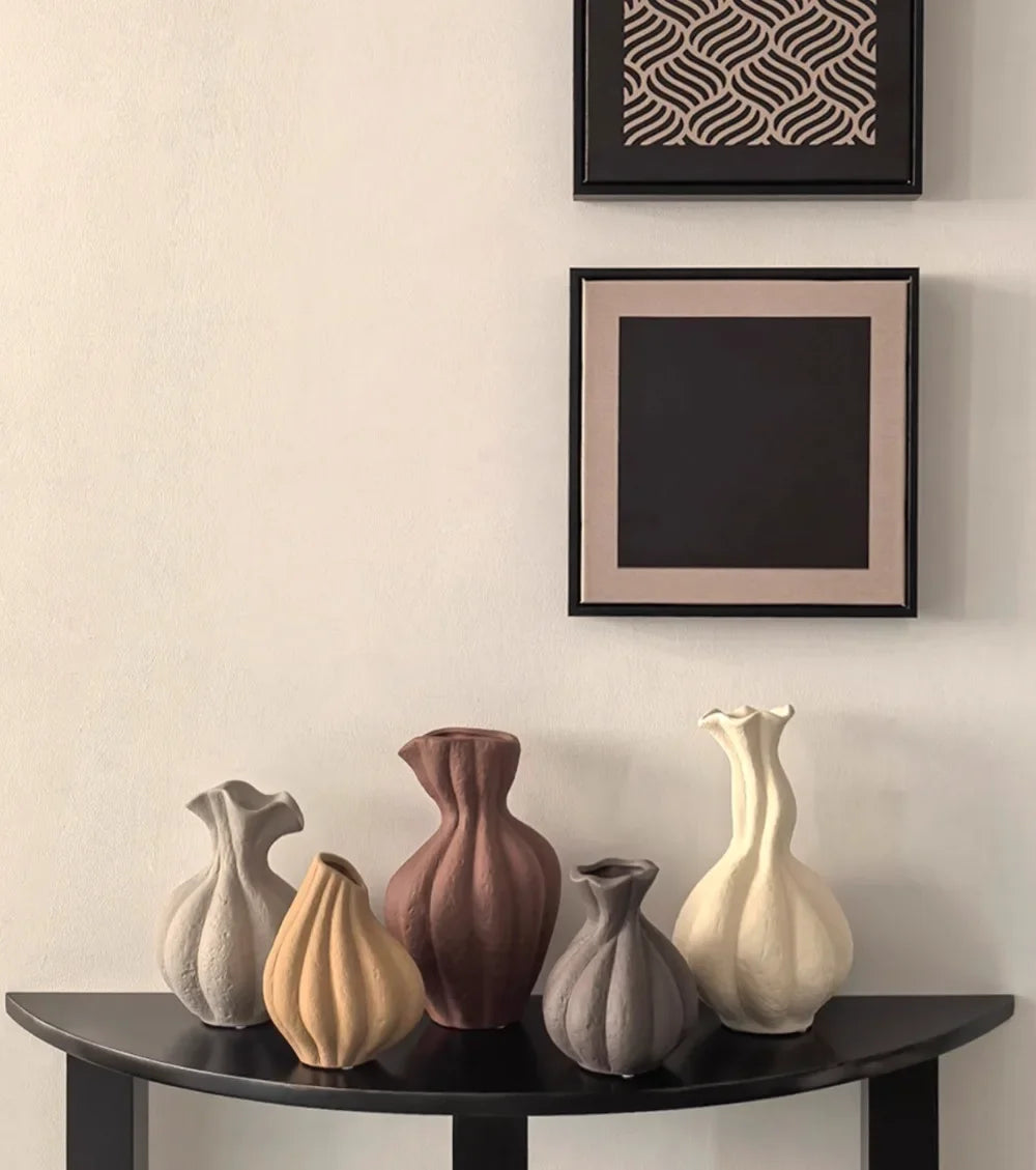 Wabi-Sabi Handmade Ceramic Vase