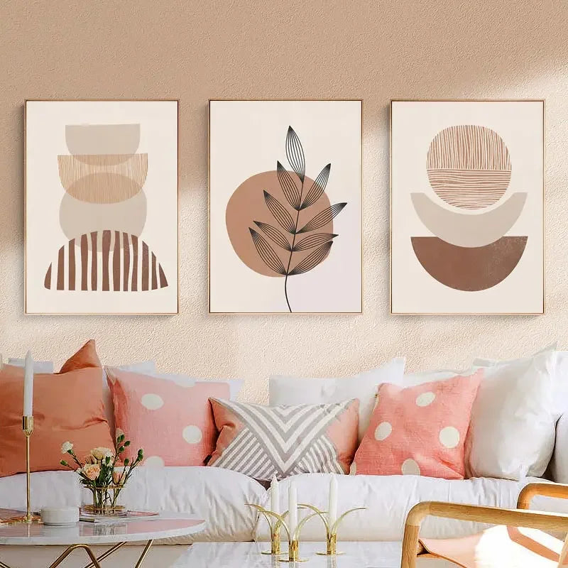 3pcs Boho Minimalist Artwork