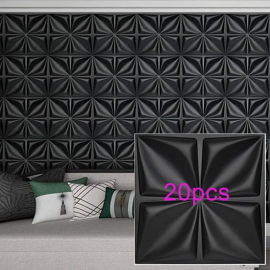 3D textured wall panel