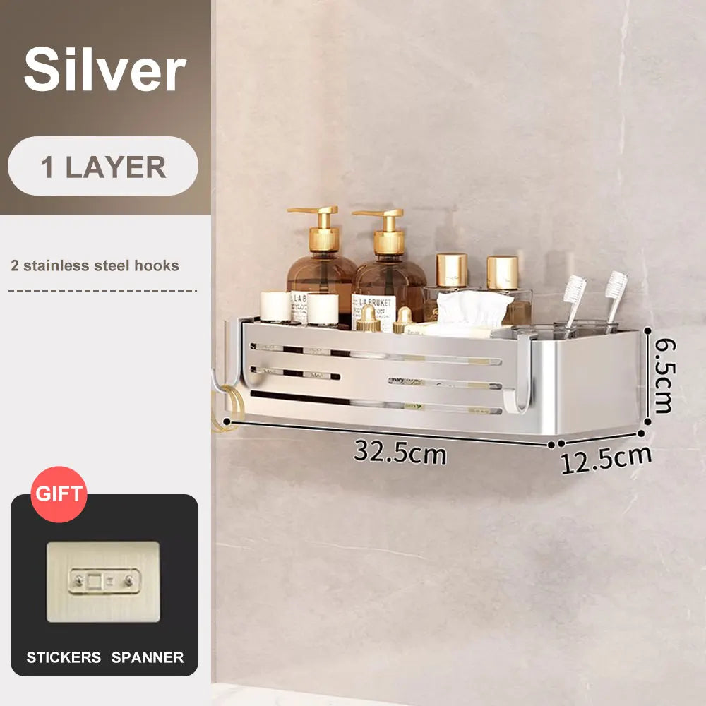 1-2PCS Bathroom Corner Shelf