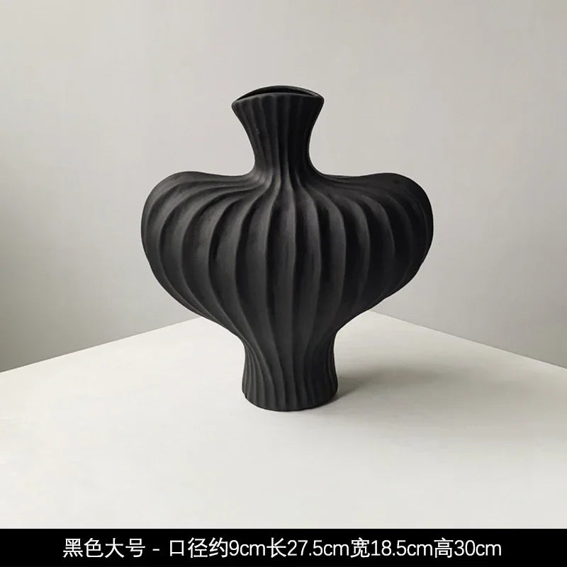 Wabi-Sabi Handmade Ceramic Vase