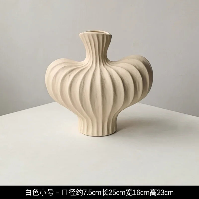Wabi-Sabi Handmade Ceramic Vase