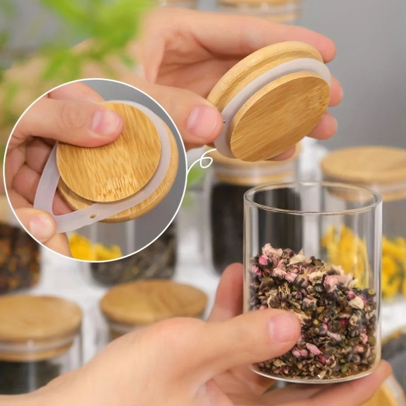 Glass Spice Jars