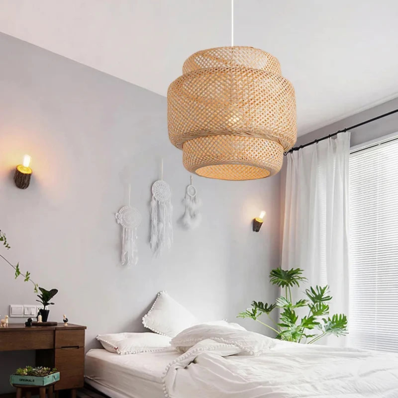 30cm Modern Bamboo Pendant Light