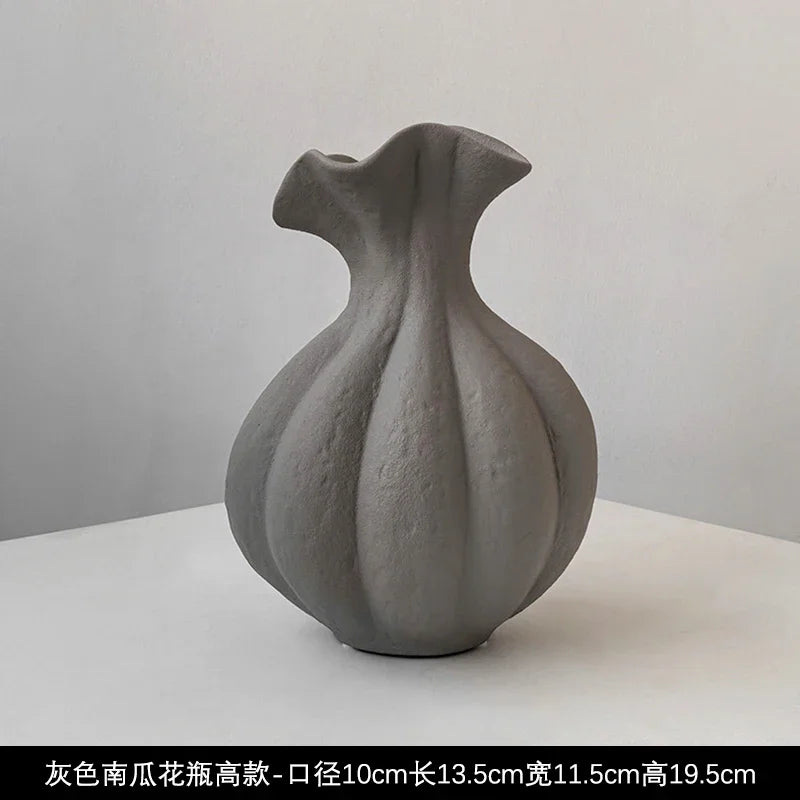 Wabi-Sabi Handmade Ceramic Vase