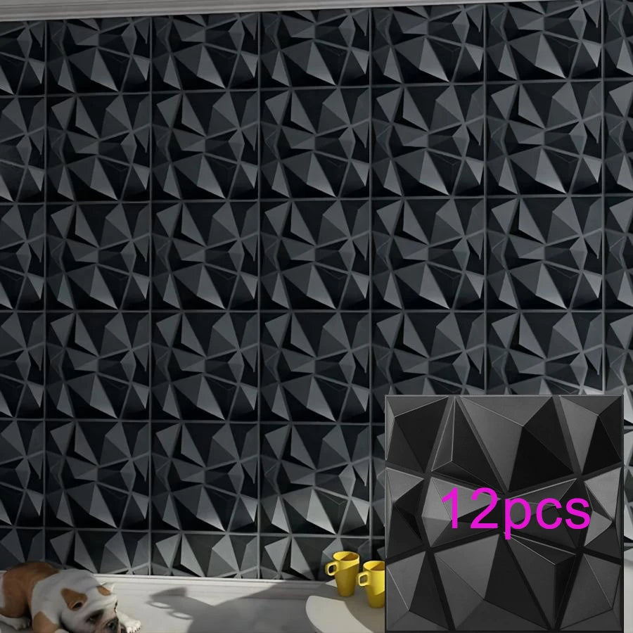 3D textured wall panel