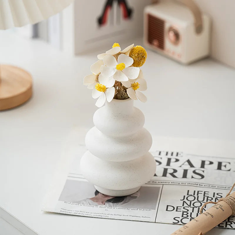 Bohemian Ceramic Vases Decor