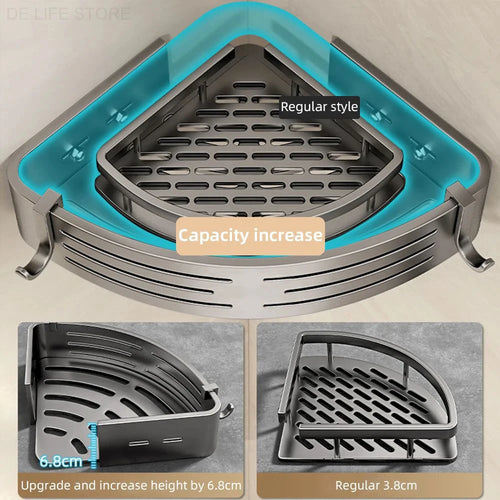 1-2PCS Bathroom Corner Shelf