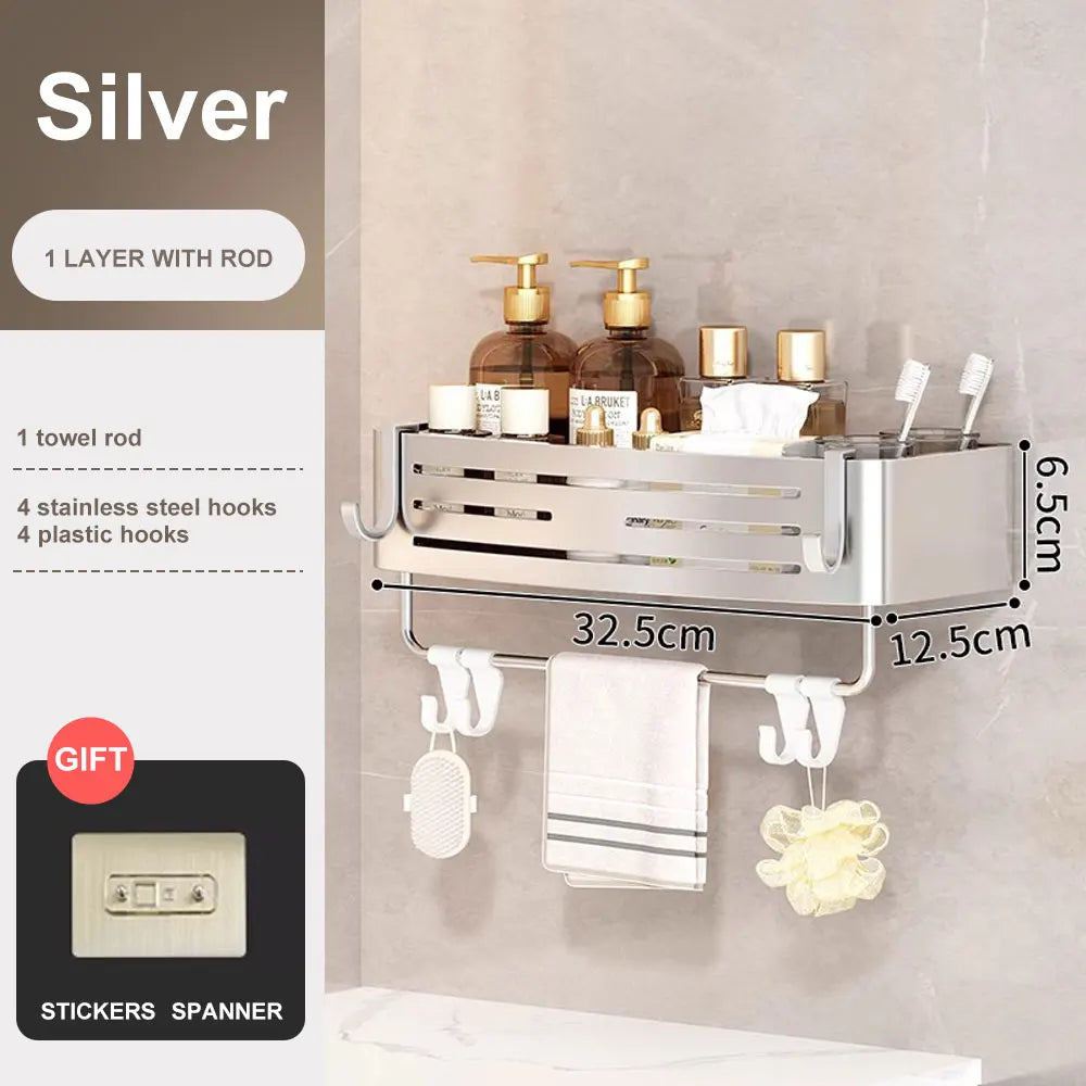 1-2PCS Bathroom Corner Shelf