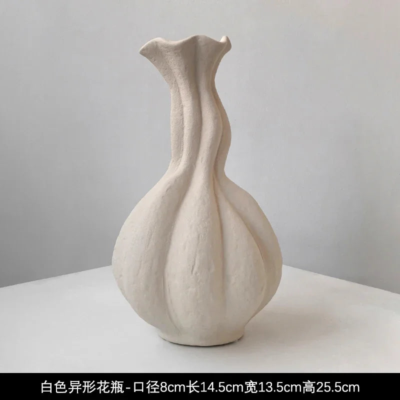 Wabi-Sabi Handmade Ceramic Vase