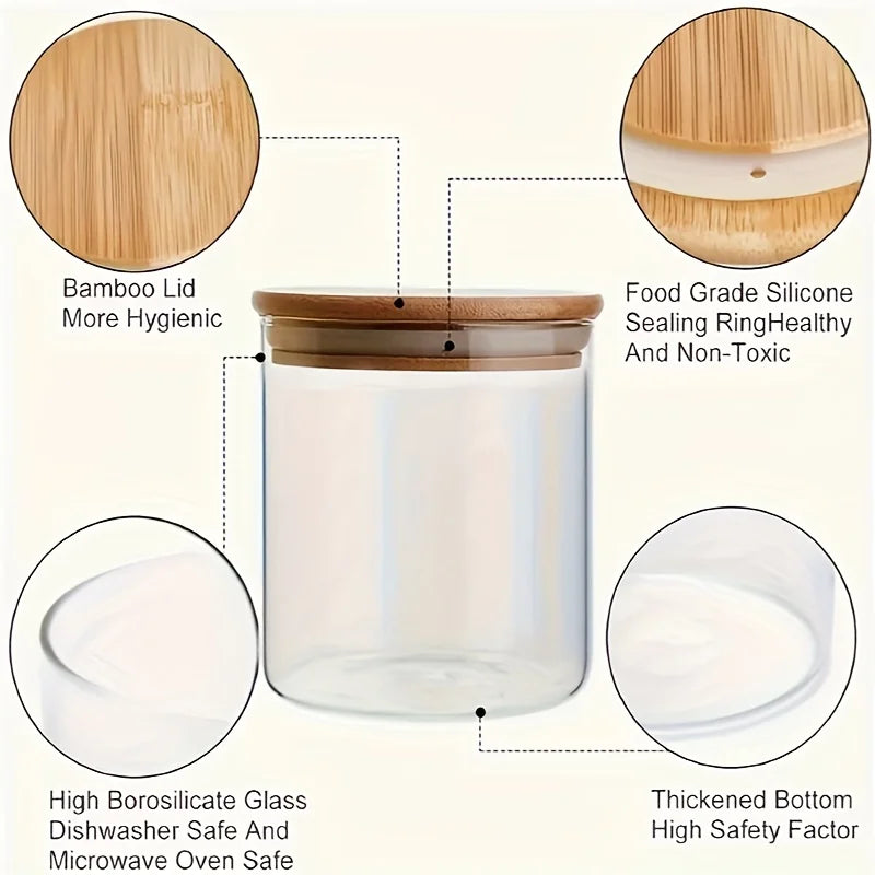 Glass Spice Jars