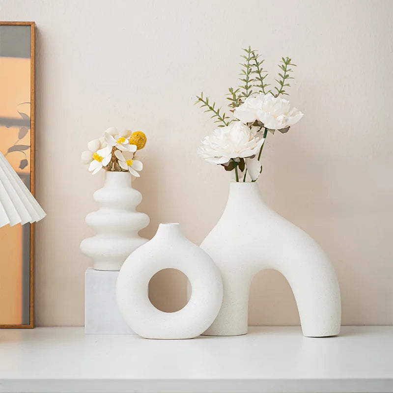 Bohemian Ceramic Vases Decor