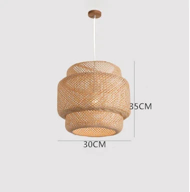 30cm Modern Bamboo Pendant Light